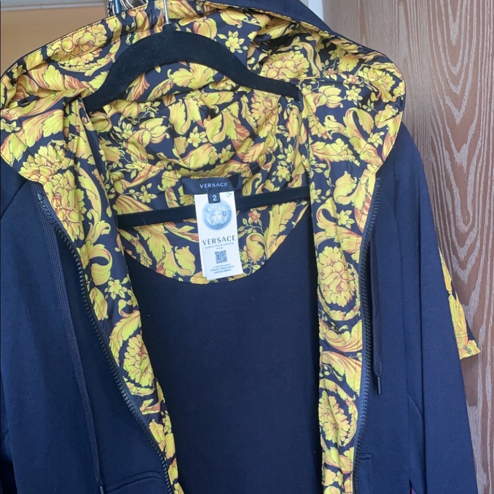 Versace Baroque Technical Hoodie Very hot hoodie